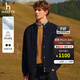哈吉斯（HAZZYS）男裝 秋冬款【搖粒絨】寬松外套PHIZ系列棒球領(lǐng)MA-1夾克 藏青色NV L （175/96A 48）