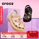 卡駱馳（CROCS）檀健次推薦款光輪洞洞鞋百搭舒適女厚底老爹鞋207988 骨白色-2Y2 37 (230mm) 38