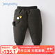 JELLYBABY【兒童保暖加厚羽絨褲】2024秋冬新款男女童羽絨褲子 黑色 100