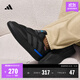 adidas ADIPUFF面包鞋柔軟舒適保暖棉鞋秋冬阿迪達斯官方輕運動(dòng)   黑色（推薦選大半碼）   42