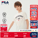 FILA【液氨整理】斐樂(lè )兒童童裝2025年秋季新款男中大童短袖T恤 云菇白-WT 160