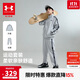 安德瑪（Under Armour）兒童套裝秋季中性休閑運(yùn)動(dòng)男女中大童綜訓(xùn)針織立領(lǐng)套裝253313802
