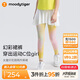moodytiger【仙女家族】女童假兩件裙褲涼感防曬夏季輕薄透氣兒童幻彩裙褲