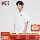 FILA FUSION斐樂(lè )官方潮牌情侶短袖T恤夏季多彩寬松上衣男女運動(dòng)短袖
