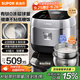 蘇泊爾（SUPOR）電飯煲4-5人有鈦0涂層大容量4升低糖電飯煲IH球釜家用不粘鍋不銹鋼微壓電飯鍋國(guó)家補(bǔ)貼SF40HC3974