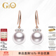 GiO珠寶 Akoya天然海水珍珠耳飾18K金耳墜輕奢高級感生日禮物 18K金 珍珠8.5-9mm