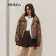 MO&Co.泡芙羽絨服金扣抽繩花苞袖短款高領(lǐng)輕暖設計感 暖駝色 建議和客服確認尺碼哦 XS /155 建議和客服確認尺碼哦