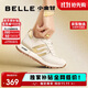 百麗周雨彤同款小金甘25秋復古女商場(chǎng)休閑鞋A8D1DCM5 米色/金色 39