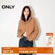 ONLY冬季可愛(ài)少女含羊毛連帽長(cháng)袖針織衫女|12443B010 A10 卡其沙色 L 170/88A