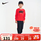NIKE耐克童裝男女童長(cháng)袖T恤+長(cháng)褲2件套2025春季兒童套裝