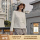 AIGLE艾高女士保暖抓絨衣半拉鏈戶(hù)外運動(dòng)休閑時(shí)尚百搭抓絨 茉莉白 BP261 36 160/84A
