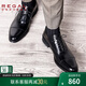 REGAL麗格T29B商務正裝鞋三接頭皮鞋牛津皮鞋男士皮鞋婚鞋固特異皮鞋男 BJP(黑色) 41