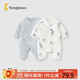 童泰（TONGTAI）嬰兒蝴蝶衣秋冬0-6月寶寶連體哈衣2件裝TS43J183-DS藍色66cm
