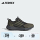 adidas TRACEFINDER 2透濕排汗緩震戶外越野跑鞋阿迪達(dá)斯TERREX   灰橄欖綠/半沖擊橙   42