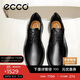 愛(ài)步（ECCO）男士商務(wù)皮鞋 通勤德比鞋舒適正裝鞋 S 輕巧混合520324 黑色42 HL