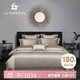 La Torretta 180支四件套純棉 高端貢緞四件套 赫利俄斯-香檳 1.8/2.0m床