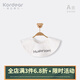 Kordear （考拉蒂爾）嬰兒口水巾寶寶防吐奶吃飯圍兜新生兒純棉口水圍 米白 0-9個(gè)月