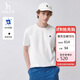 哈吉斯（HAZZYS）男裝 夏男上衣基礎款休閑圓領(lǐng)短袖T恤ASTZE0BBX53