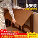 竹山下書(shū)桌家用小戶(hù)型折疊桌客廳書(shū)房辦公電腦桌兒童簡(jiǎn)約一體式學(xué)習桌子 【可折疊免安裝】胡桃色120cm