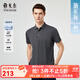 雅戈爾POLO衫男2025春夏青年男短袖POLO衫柔軟舒適自然垂順休閑配搭合款 深鐵灰VSHQ513126CCA XL （推薦150-165斤）