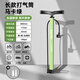 得力（deli）騎行打氣筒高壓自行車(chē)摩托電動(dòng)電瓶車(chē)汽車(chē)籃球充氣泵英美法嘴通用 經(jīng)典長(cháng)款馬卡綠160PSI