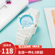 卡西歐（CASIO） 卡西歐(CASIO)手表 女生運動(dòng)系列橡膠帶石英學(xué)生表樹(shù)脂皮帶手表 LRW-200H-2C
