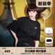 BOY LONDON【滿(mǎn)天星】春夏男女同款短袖漸變燙鉆印花時(shí)尚T恤N01107 黑色 M
