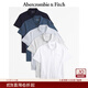 Abercrombie & Fitch經(jīng)典小麋鹿圖案男裝春夏5件組合裝美式POLO衫短袖T恤124-4527 藍色多色 S (175/92A)