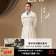 艾萊依【宋佳同款】鵝絨服女2025新款氣質(zhì)風(fēng)衣羽絨服可脫卸圍巾長(cháng)款外套 乳灰米-升級款 S 【建議110-130斤】155