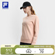 FILA 斐樂(lè )官方女子套頭衛衣2025秋冬健身運動(dòng)簡(jiǎn)約基礎針織上衣