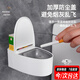 喆煒創(chuàng  )意壁掛式馬桶煙灰缸家用個(gè)性潮流廁所衛生間客廳帶蓋煙缸防飛灰 甄選材質(zhì)丨承重極強1個(gè)裝結實(shí)耐