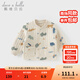 戴維貝拉（DAVE＆BELLA）秋冬新款童裝兒童棉服內膽洋氣女寶寶衣服小童上衣男童棉衣 卡其色【現貨】 90 cm（建議身高80-90cm）