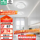雷士（NVC） 北歐玄關(guān)燈走廊過道燈led吸頂燈廚衛(wèi)燈陽臺(tái)燈現(xiàn)代簡約 12W 滿天星圓款  5700K 單只裝