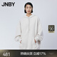 JNBY/江南布衣春秋衛衣柔軟舒適質(zhì)地細密棉質(zhì)長(cháng)款連帽休閑5O1411370 056/冷灰白 M