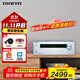 安橋（ONKYO）TX-8220功放HiFi發(fā)燒音響進(jìn)口入門(mén)級帶藍牙數字輸入2.1聲道立體聲家用功放 TX-8220銀色