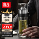 富光抗菌玻璃杯 雙層高硼硅水杯 茶水分離杯 男女士辦公泡茶杯子260ml