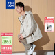 唐獅（TonLion）2024男連帽外套戶外休閑上衣 希臘白 XL 