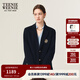 Teenie Weenie【金扣布雷澤】小熊女通勤西裝2025年秋學(xué)院風(fēng)短外套 藏青色 S