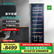 西門(mén)子（SIEMENS）385L酒柜120瓶裝 紅酒柜家用 葡萄酒柜恒溫冷藏 進(jìn)口橡木酒架 黑色 KW35VB7TSC