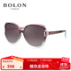 BOLON暴龍眼鏡新款偏光太陽(yáng)鏡女款時(shí)尚蝶型大框墨鏡BL5028 C30-紫色漸進(jìn)偏光