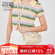 Teenie Weenie波士頓包女生單肩滿(mǎn)印開(kāi)學(xué)季禮物TW小熊通勤斜挎包送女友