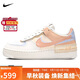 耐克NIKE緩震板鞋女空軍一號AIR FORCE 1運動(dòng)鞋 DZ1847-114白粉 36.5