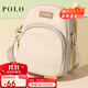 POLO斜挎包女休閑包包女包單肩包時(shí)尚百搭手機包防潑水牛津布送女友