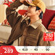 安踏（ANTA）好事發(fā)生 | 新年款男子春季新款加絨加厚茄克外套152518601 古銅棕-1 3XL (男190)
