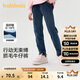 巴拉巴拉童裝女童褲子冬裝中大童加絨牛仔長(cháng)褲兒童保暖舒適潮208424108008