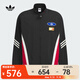 阿迪達斯 （adidas）Originals三葉草男子MOTO JKT M休閑賽車(chē)風(fēng)撞色運動(dòng)寬松夾克外套 KH1201 L