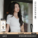 歌力思（ELLASSAY）【博主同款】25夏新款桑蠶絲棉羅紋修身顯瘦多色短袖針織衫女M008 珠光白 M