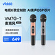Vidda  海信  麥克風(fēng) VM7G-T 海信電視 Vidda電視定制 天籟K歌 無線麥克風(fēng) 家庭KTV 雙支套裝