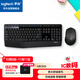羅技（Logitech）MK345無(wú)線(xiàn)辦公鍵鼠套裝 寬大掌托 舒適鍵入體驗 全尺寸 帶無(wú)線(xiàn)2.4G接收器 黑色