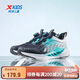 特步（XTEP）【氫風(fēng)8.0】?jì)和行⊥笟庑D扣跑鞋 黑/極光綠 32